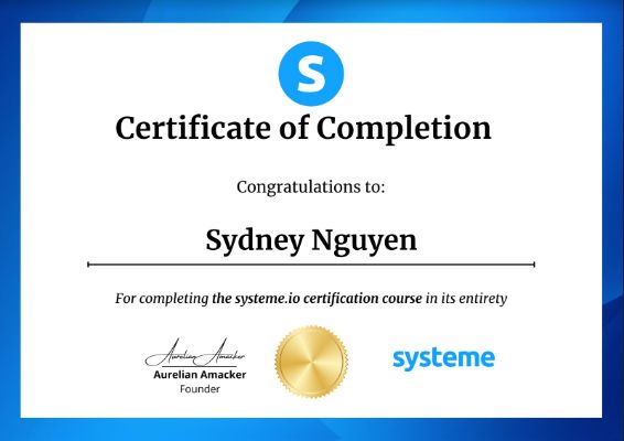 How to get Systeme.io Certificate | All Quizzes Answers | Systeme.io Certification Program